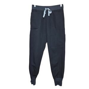 FIGS limited edition Qua joggers XS black scrub pants cargo pockets medical RN